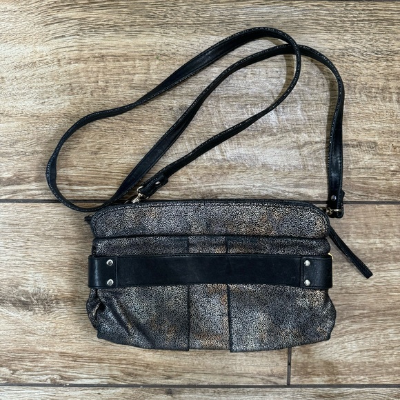 See By Chloe Suede Minaudiere Metallic Leather bag Crossbody Clutch Purse - Picture 10 of 15